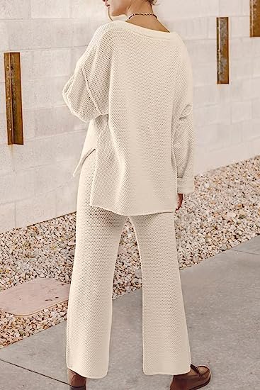 Trendy 2 Piece Oversized Casual Comfort Set Loungewear