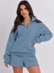 Women's Cozy Casual Pajamas Short Sweatsuit Sets