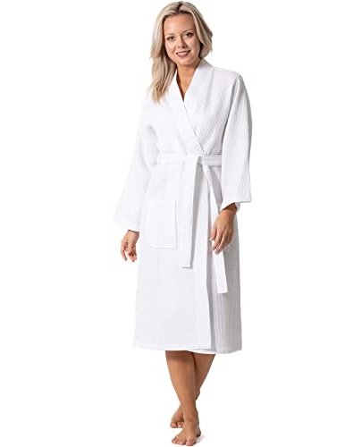 Waffle Knit Lightweight & Bath Robes for Women