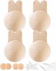 Self Adhesive Bra Adhesive Bra Women's Invisible Silicone Bra ( 2 Pair )