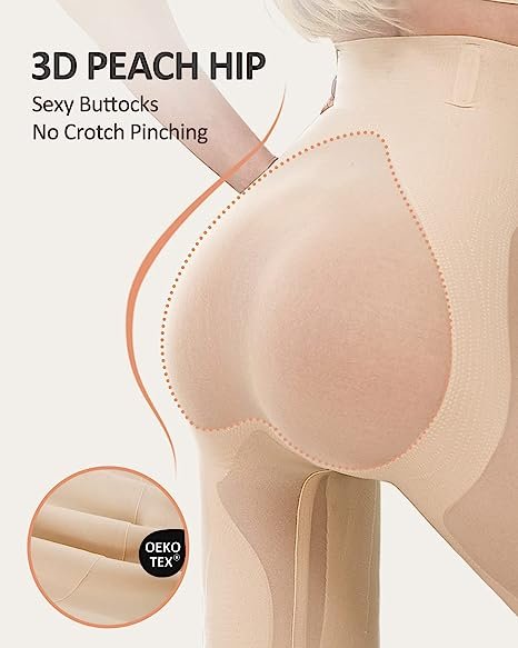 High Waisted Shapewear for Women,Butt Lifter Light Tummy Control Shorts