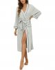 Womens Robe, Soft Kimono Spa Knit Long Bathrobe